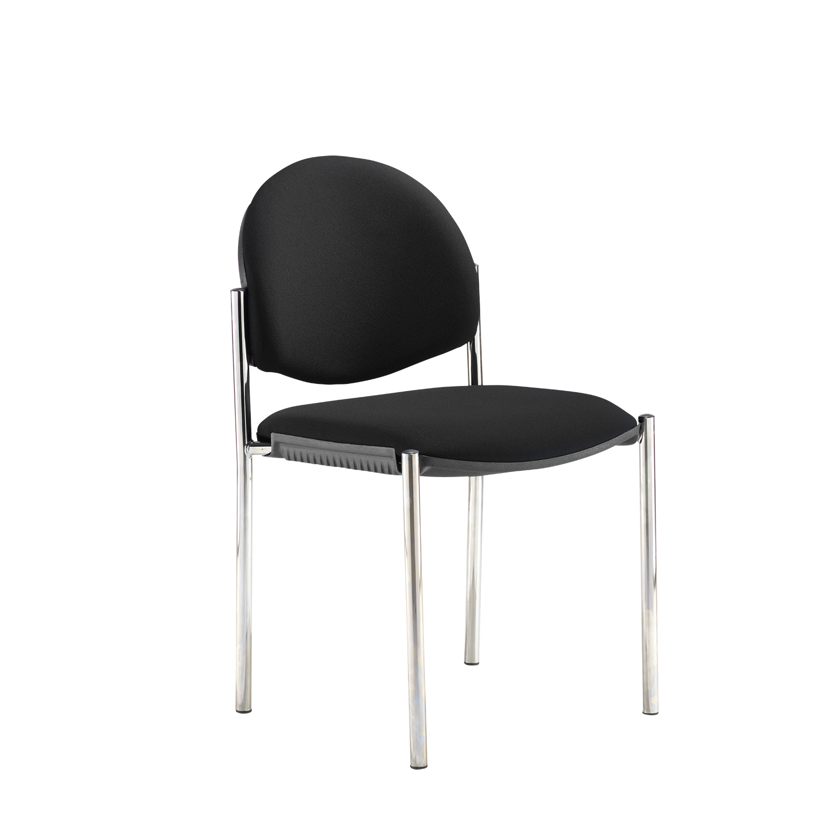 Coda multi purpose chair, no arms, black fabric