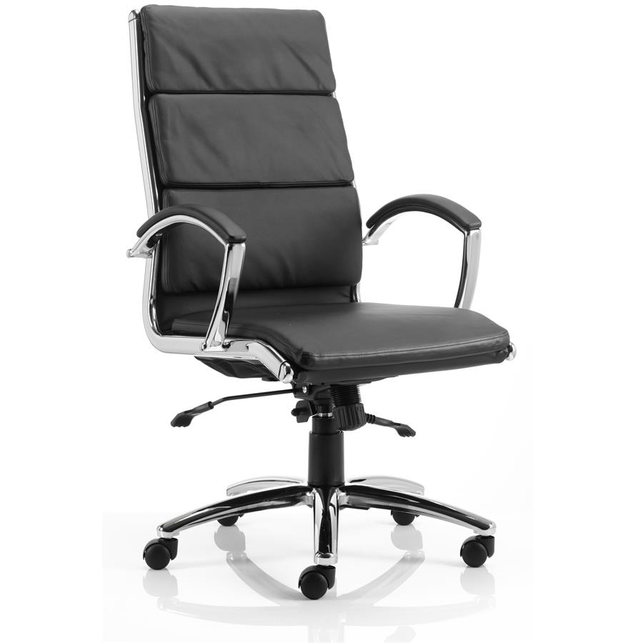 Classic Executive Chair High Back Black With Arms