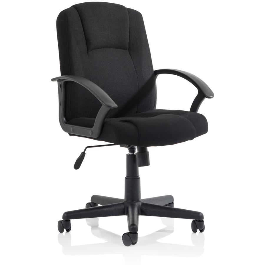 Bella Executive Managers Chair Black Fabric