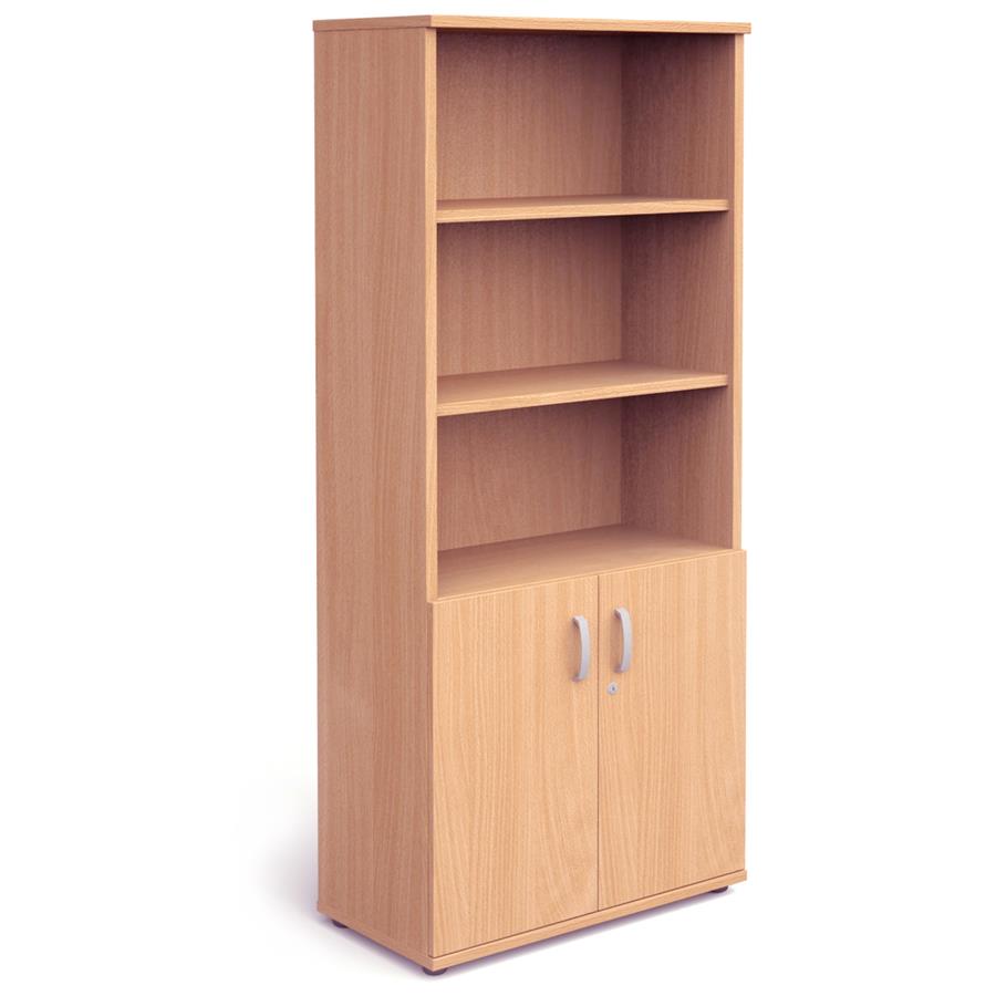 Impulse 2000mm Open Shelves Cupboard Beech