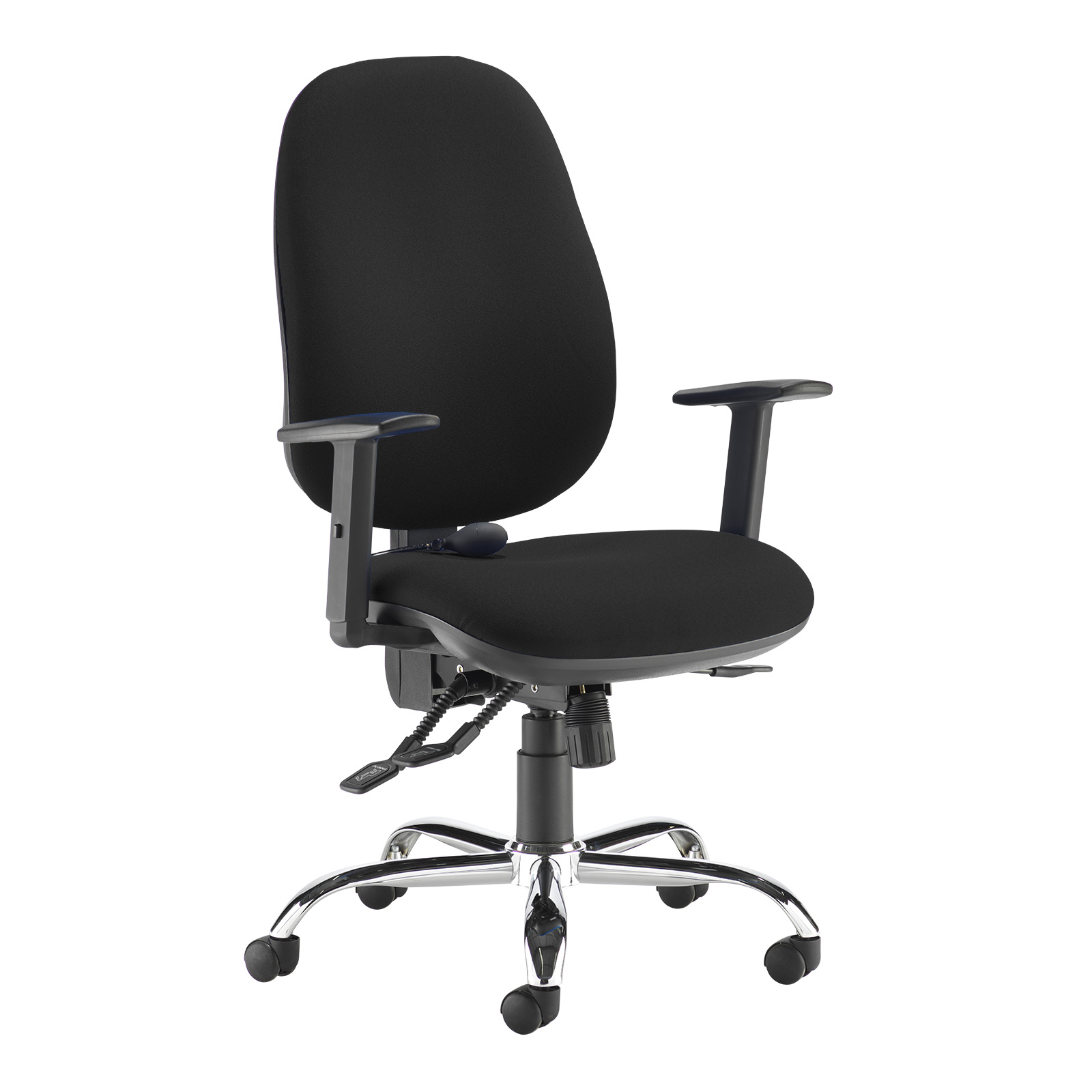 Jota ergo 24hr ergonomic asynchro task chair - black