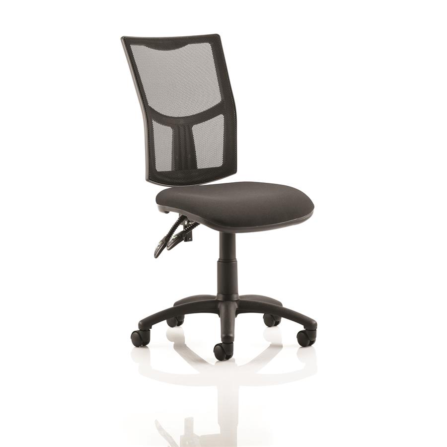 Eclipse Plus II Lever Task Operator Chair Mesh Back With Black Seat