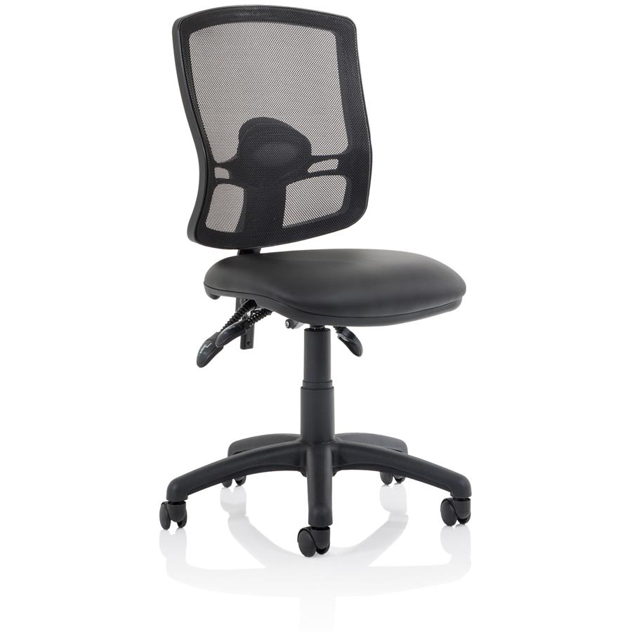 Eclipse Plus 3 Deluxe Mesh Back with Soft Bonded Leather Seat