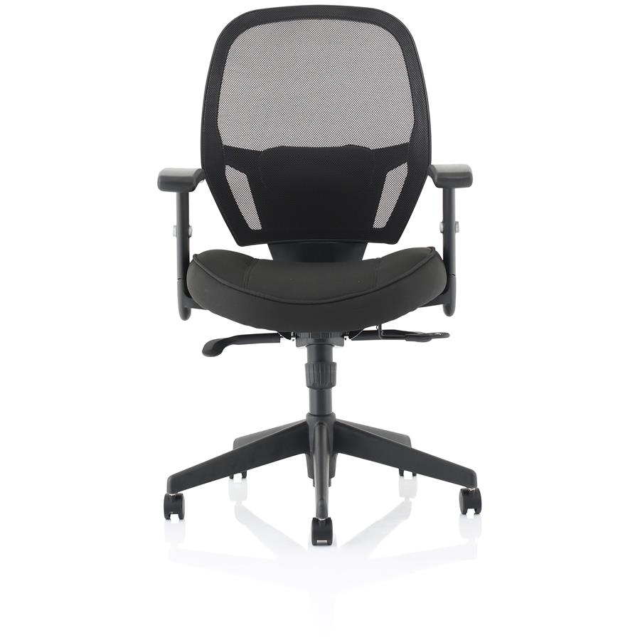 Denver Black Mesh Chair No Headrest