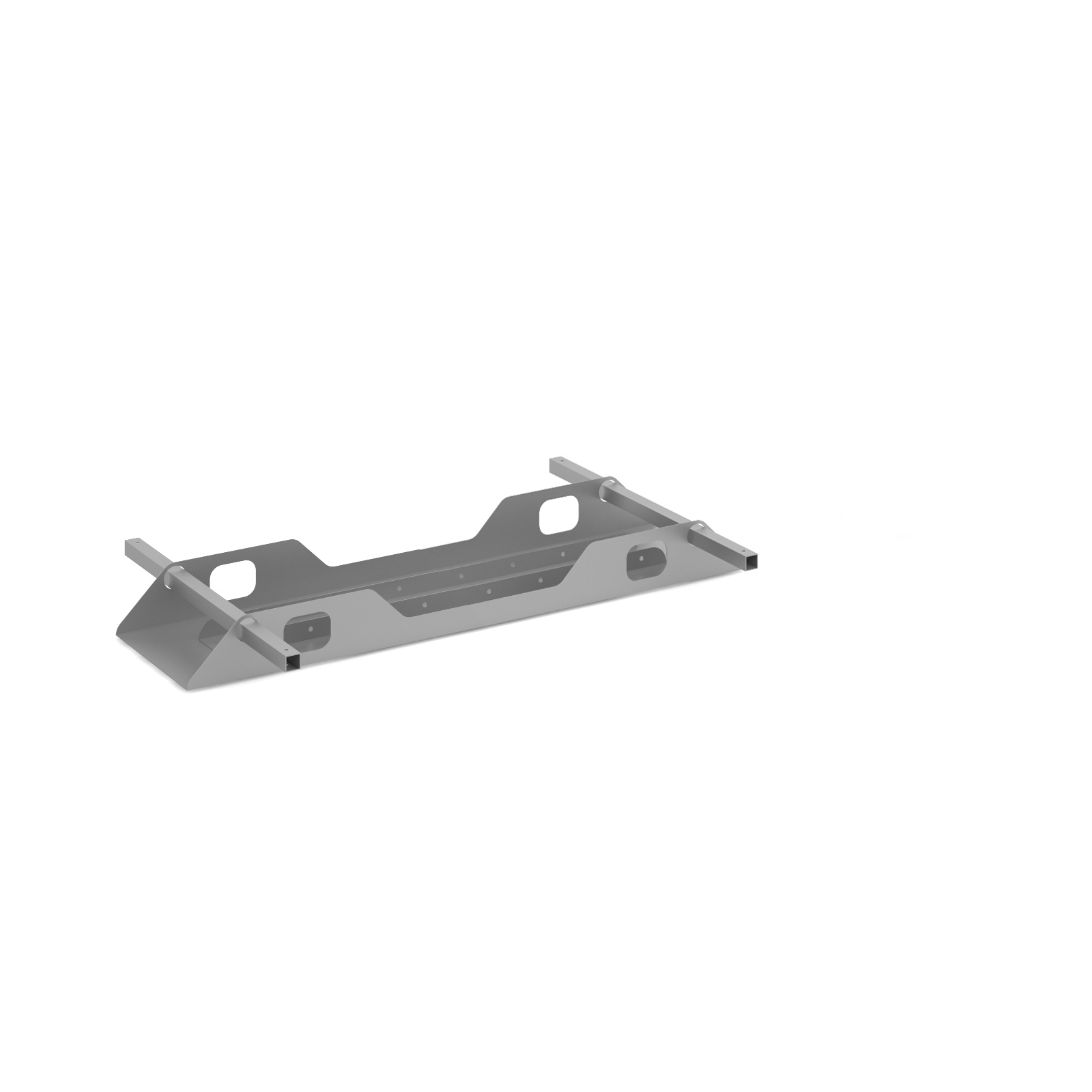 Connex double cable tray 1200mm - silver