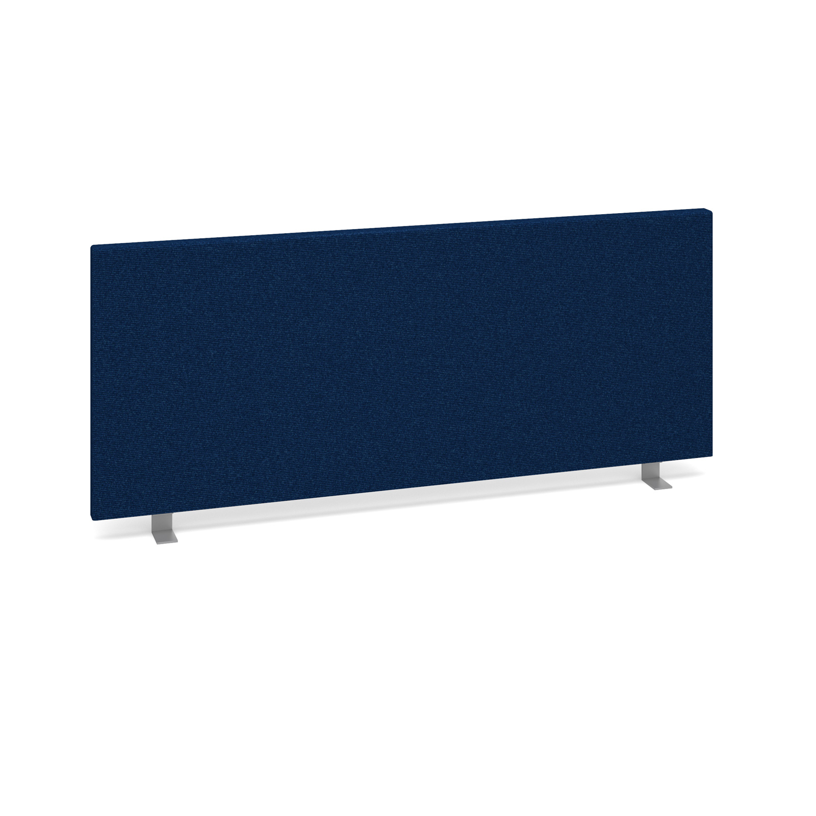 Straight desktop fabric screen 1000mm x 400mm - blue