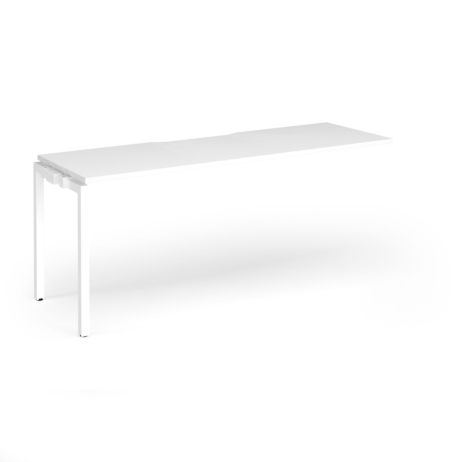 Connex Goal-Post 1800 x 600 x 725mm Single Add On Bay - White Frame / White Top