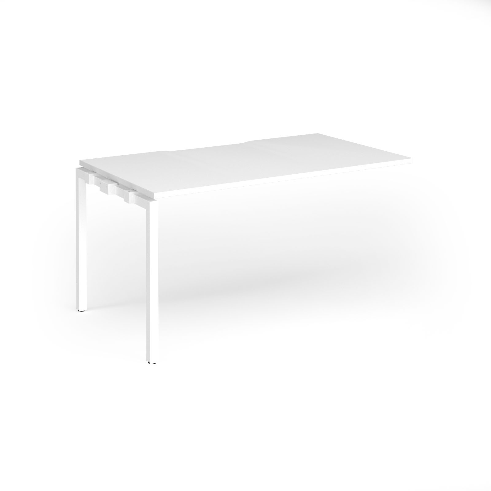 Connex Goal-Post 1400 x 800 x 725mm Single Add On Bay - White Frame / White Top