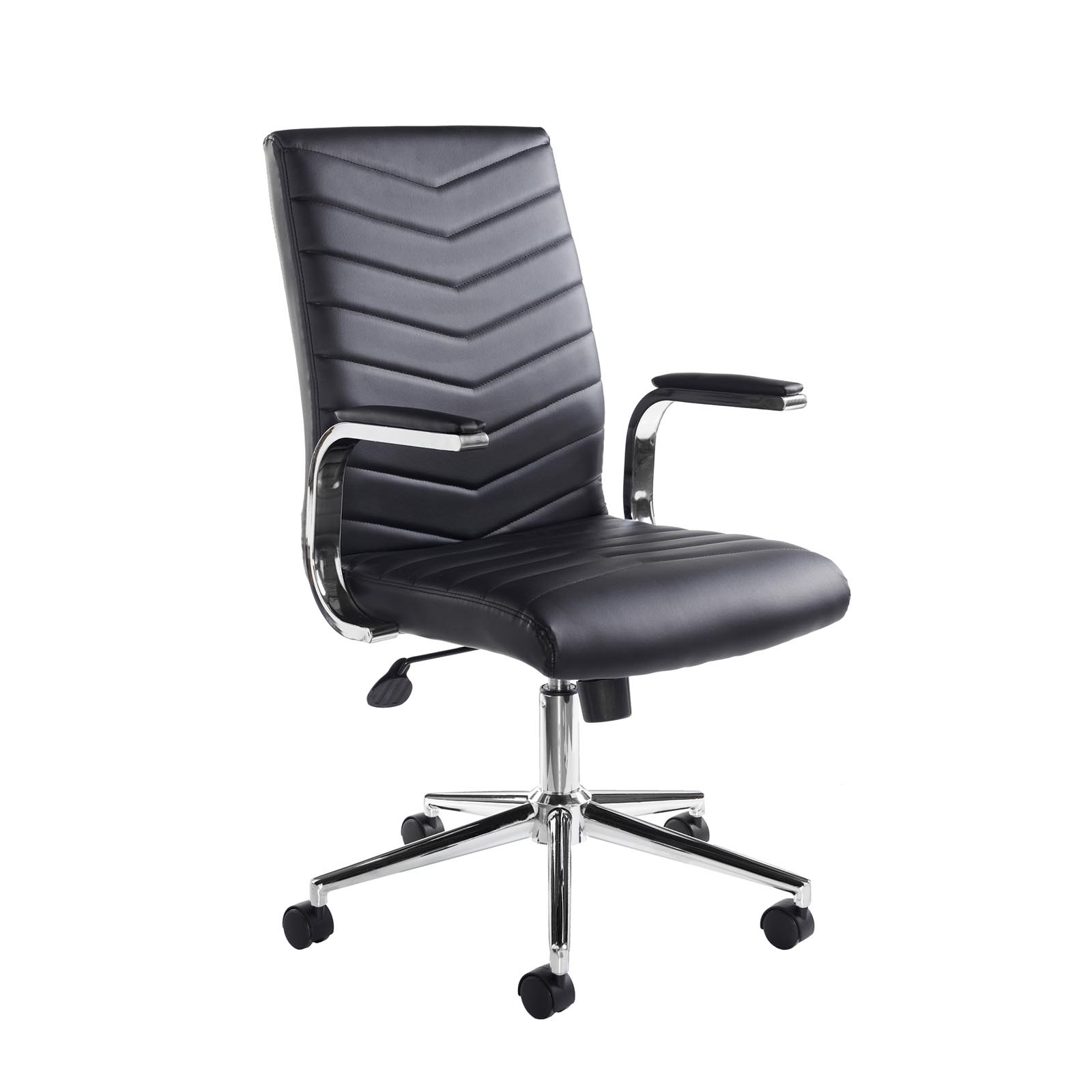 Martinez high back managers chair - black faux leather