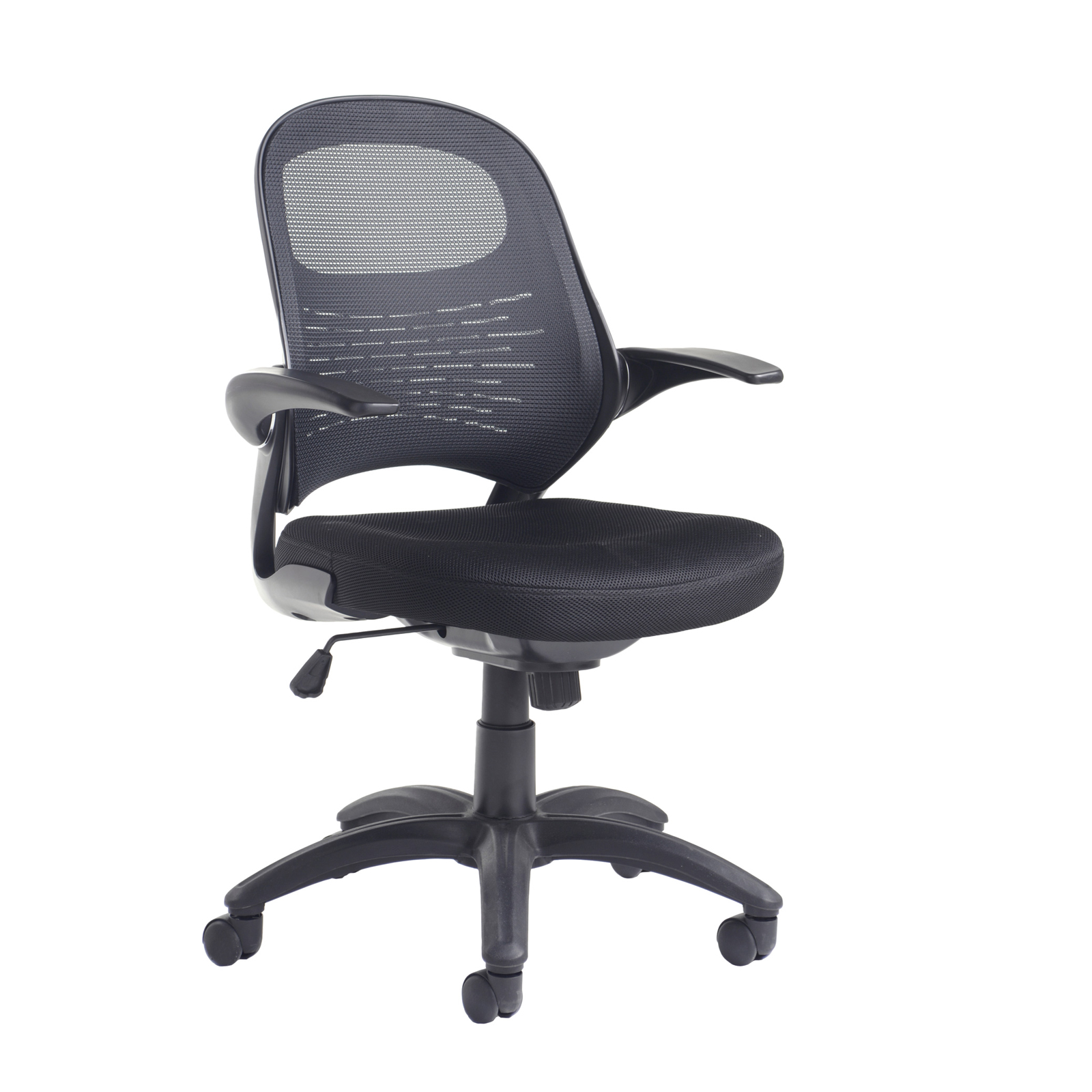 Orion mesh back operators chair - black