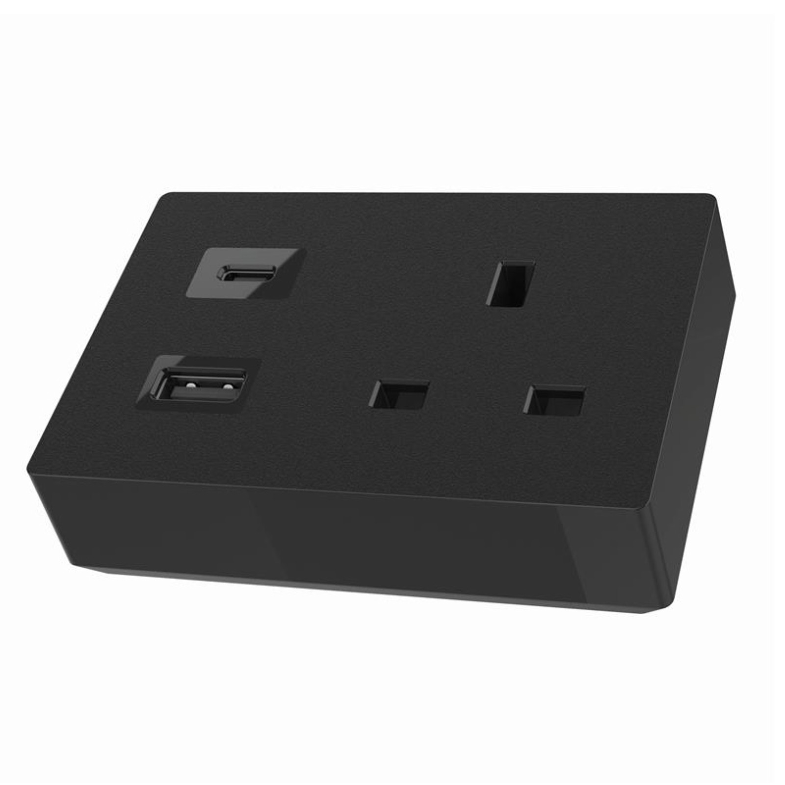 Quark Power Module1 Power & dual fast charge USB  A+C - Black