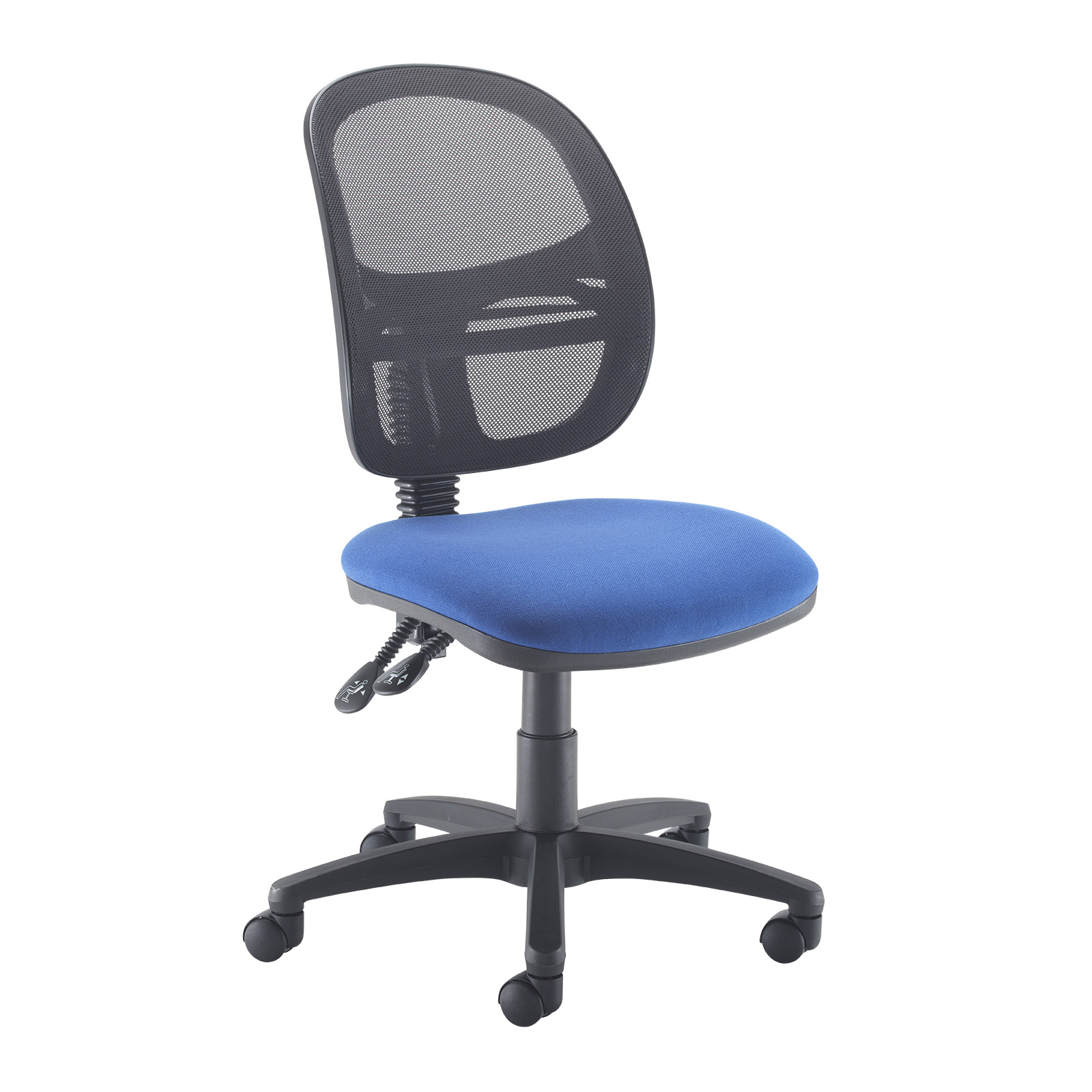 Jota Mesh medium back operators chair with no arms - blue